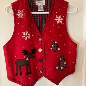 Beautiful Christmas Vest from Talbots